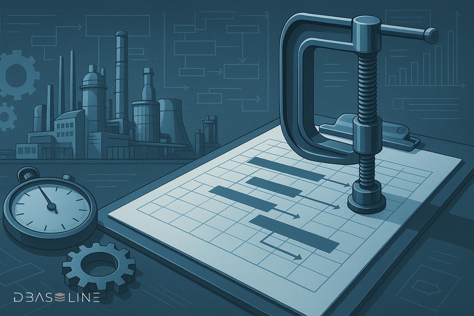 Compressão de Cronograma em Projetos Industriais: Fast-Tracking e Crashing